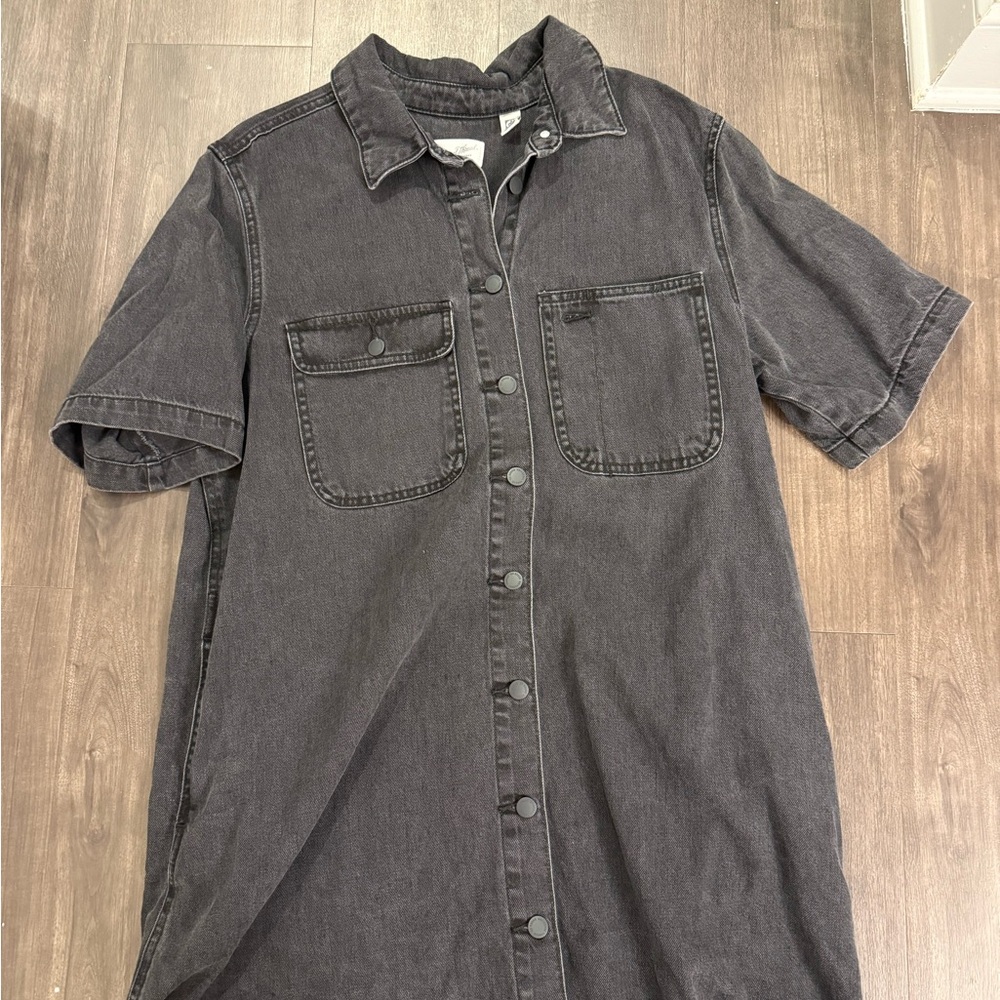 Black Denim Dress